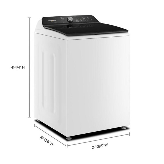 Whirlpool® 6.0 - 6.1 cu. ft. IEC Smart Top Load Washer with the Removable Agitator WTW8507TW