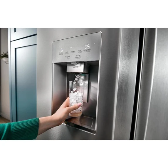 Whirlpool® 36-inch True Counter Depth 4-Door French Door Refrigerator with Nugget Ice - 22 cu. ft. WRMC7436TZ