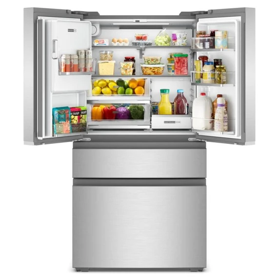 Whirlpool® 36-inch True Counter Depth 4-Door French Door Refrigerator with Nugget Ice - 22 cu. ft. WRMC7436TZ
