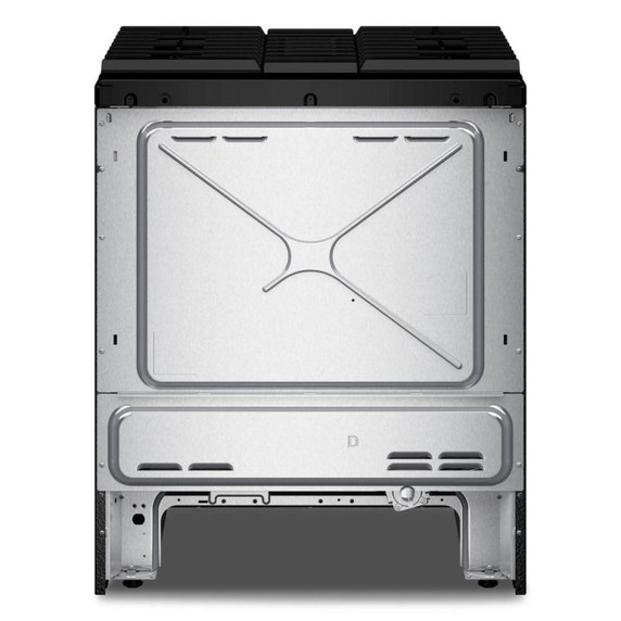 Kitchenaid® 30-Inch 4-Burner Dual Fuel Downdraft Slide-In Range KSDV730TPS