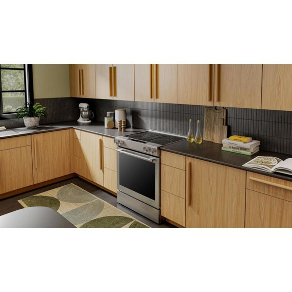 Kitchenaid® 30-Inch 4-Element Electric Downdraft Slide-In Range KSEV730TPS