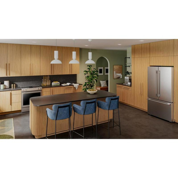 Kitchenaid® 30-Inch 4-Element Electric Downdraft Slide-In Range KSEV730TPS