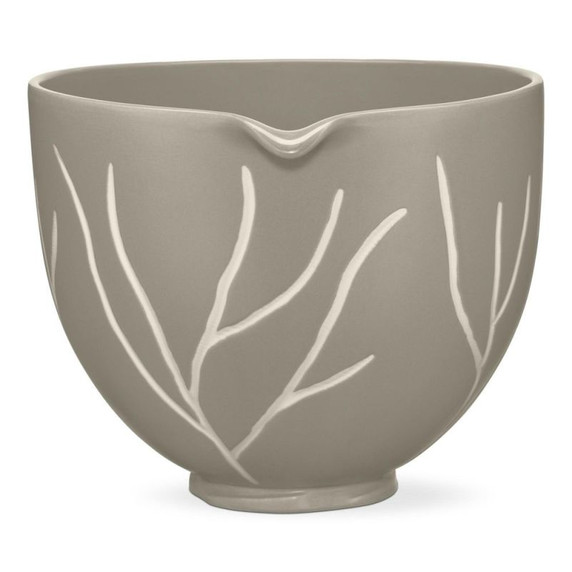 Kitchenaid® 5 Quart Bare Leaves Ceramic Bowl KSM2CB5BL