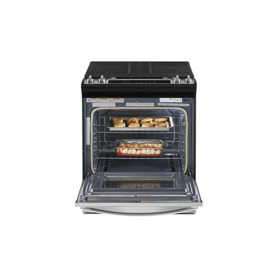 5.0 Cu. Ft. Whirlpool® Gas Range with Frozen Bake™ Technology WEG515S0LS 5.0 Cu. Ft. Whirlpool® Gas Range with Frozen Bake™ Technology WEG515S0LS