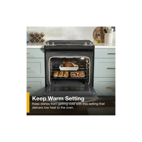 5.0 Cu. Ft. Whirlpool® Gas Range with Frozen Bake™ Technology WEG515S0LS 5.0 Cu. Ft. Whirlpool® Gas Range with Frozen Bake™ Technology WEG515S0LS