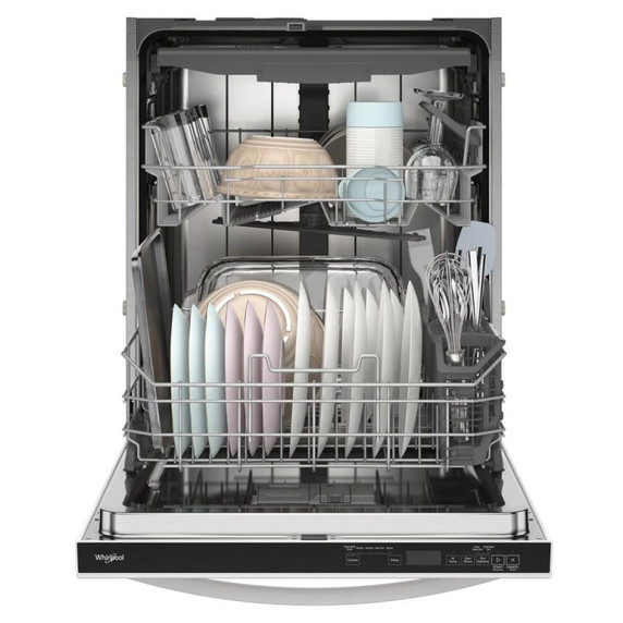 Whirlpool® 44 dBA Dishwasher Flush with Cabinets with 3rd Rack WDT550SAPW