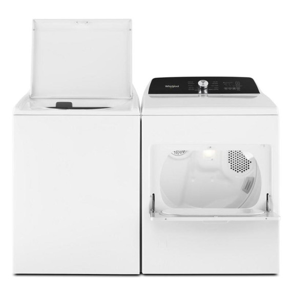 Whirlpool® 7.0 Cu. Ft. Top Load Gas Moisture Sensing Dryer WGD5010LW