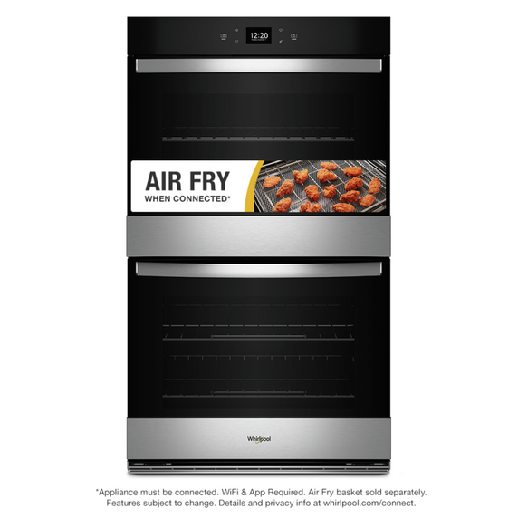 Whirlpool® 8.6 Total Cu. Ft. Double Wall Oven with Air Fry When Connected WOED5027LZ