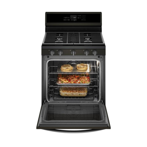 Whirlpool® 5.8 Cu. Ft. Smart Freestanding Gas Range with EZ-2-Lift™ Grates WFG975H0HV