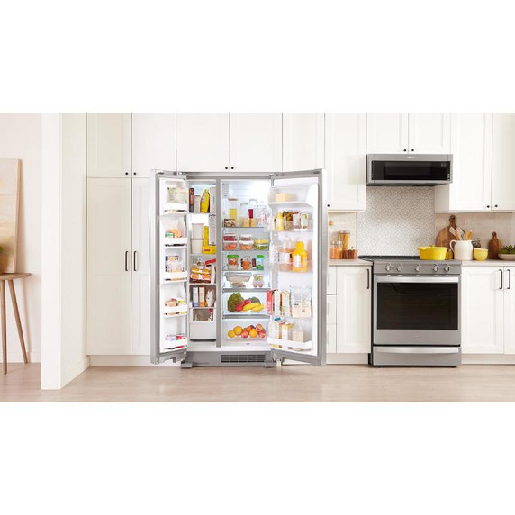 Whirlpool® 33-inch Wide Side-by-Side Refrigerator - 22 cu. ft. WRS312SNHM