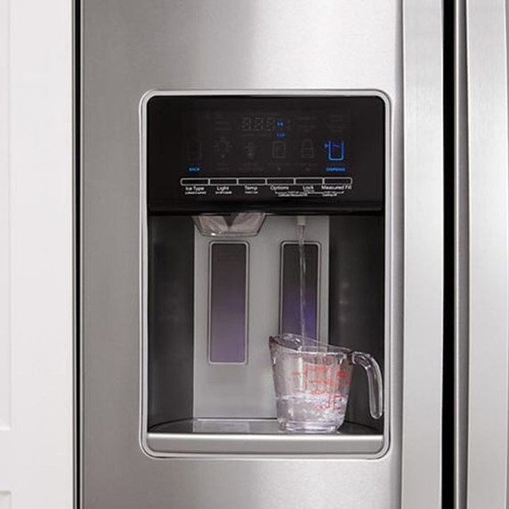 Whirlpool® 33-inch Wide Side-by-Side Refrigerator - 22 cu. ft. WRS312SNHM