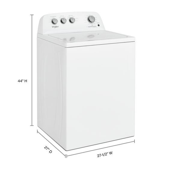 Whirlpool® 4.4 cu. ft. Top Load Washer with Soaking Cycles, 12 Cycles WTW4855HW