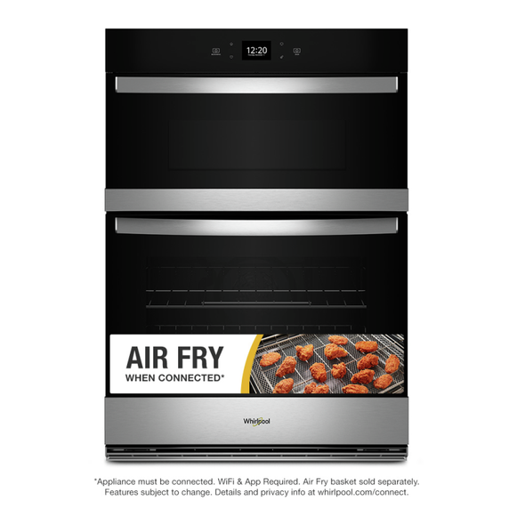 Whirlpool® 6.4 Total Cu. Ft. Combo Wall Oven with Air Fry When Connected* WOEC5030LZ