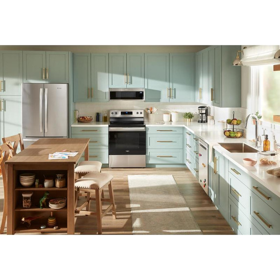 Whirlpool® 24” Stainless Steel Dishwasher with AI Intelligent Wash - 47 dBA WDTA50SAKZ