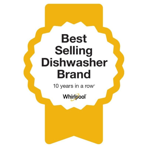 Whirlpool® 24” Stainless Steel Dishwasher with AI Intelligent Wash - 47 dBA WDT750SAKW