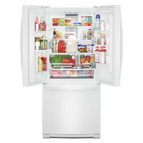 Whirlpool® 30-inch Wide French Door Refrigerator - 20 cu. ft. WRF560SFHW