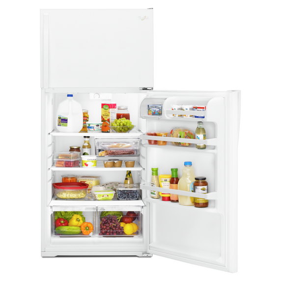 Whirlpool® 28-inch Wide Top Freezer Refrigerator - 14 cu. ft. WRT314TFDW