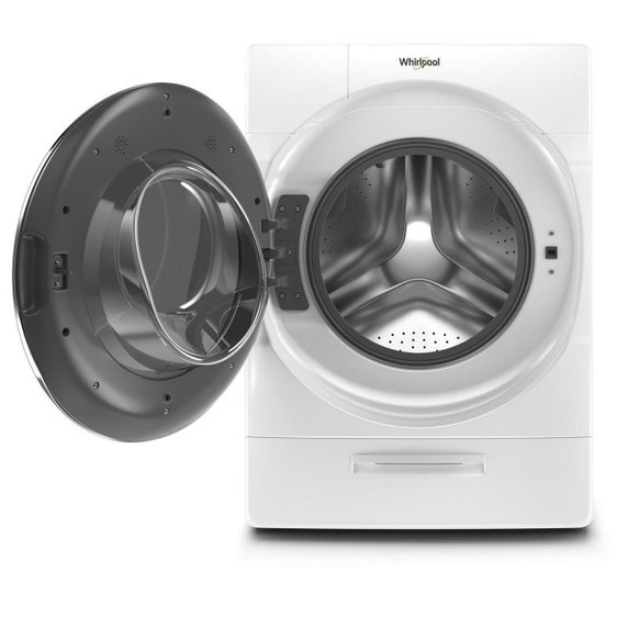 Whirlpool® 5.8 cu. ft. I.E.C. Smart Front Load Washer with Load & Go™ XL Plus Dispenser WFW9620HW