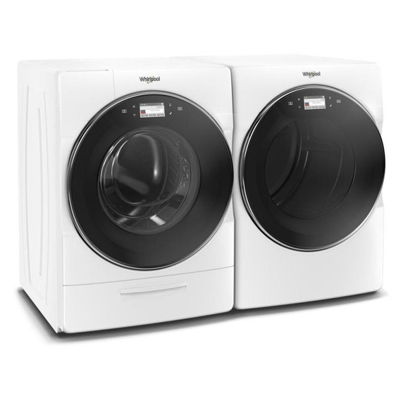 Whirlpool® 5.8 cu. ft. I.E.C. Smart Front Load Washer with Load & Go™ XL Plus Dispenser WFW9620HW