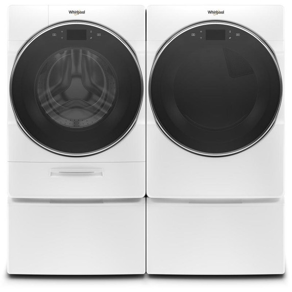Whirlpool® 5.8 cu. ft. I.E.C. Smart Front Load Washer with Load & Go™ XL Plus Dispenser WFW9620HW