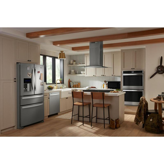 Whirlpool® 36-inch Gas Cooktop with EZ-2-Lift™ Hinged Cast-Iron Grates WCGK5036PS