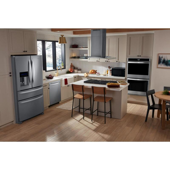 Whirlpool® 36-inch Gas Cooktop with EZ-2-Lift™ Hinged Cast-Iron Grates WCGK5036PS