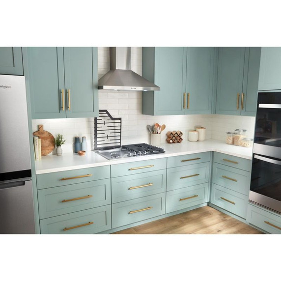 Whirlpool® 36-inch Gas Cooktop with EZ-2-Lift™ Hinged Cast-Iron Grates WCGK5036PS