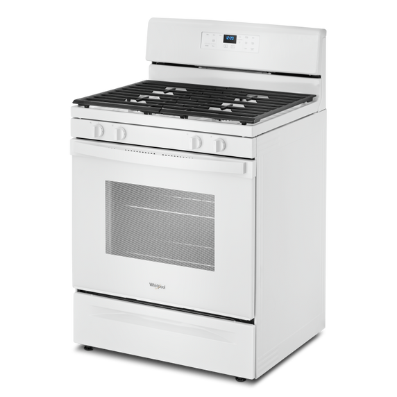 Whirlpool® 5.0 Cu. Ft. Freestanding Gas Range with Storage Drawer WFG515S0MW