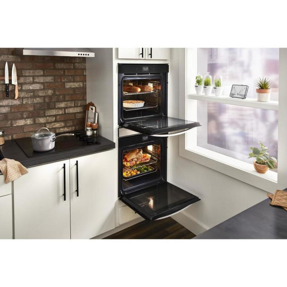 Whirlpool® 5.8 Cu. Ft. 24 Inch Double Wall Oven with Convection WOD52ES4MZ