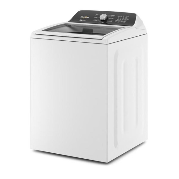 Whirlpool® 5.4 - 5.5 Cu. Ft. I.E.C. Capacity Top Load Washer with Removable Agitator WTW5057LW