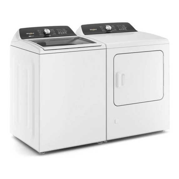 Whirlpool® 5.4 - 5.5 Cu. Ft. I.E.C. Capacity Top Load Washer with Removable Agitator WTW5057LW