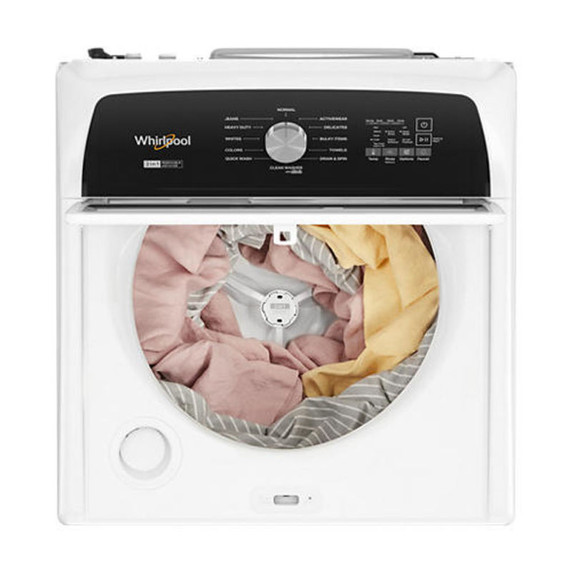 Whirlpool® 5.4 - 5.5 Cu. Ft. I.E.C. Capacity Top Load Washer with Removable Agitator WTW5057LW