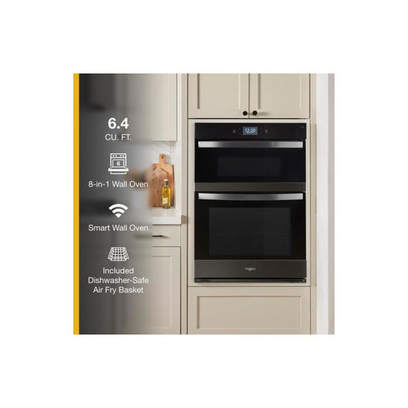 Whirlpool® 6.4 Cu. Ft. Wall Oven Microwave Combo with Air Fry WOEC7030PV