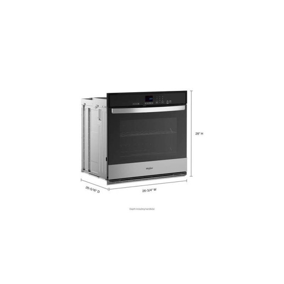 Whirlpool® 4.3 Cu. Ft. Single Self-Cleaning Wall Oven WOES3027LS