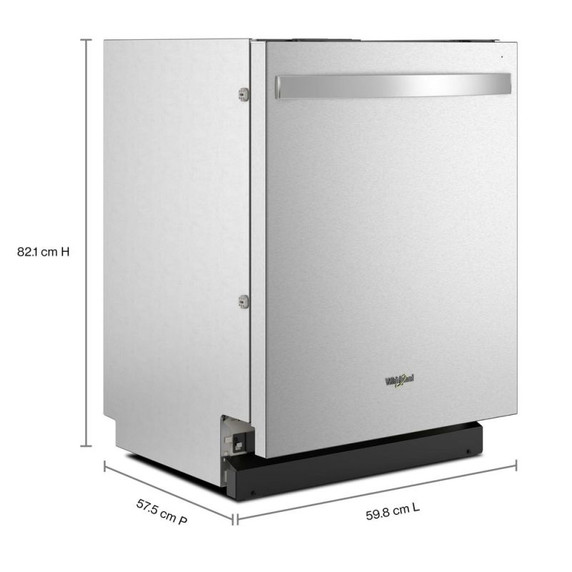 Whirlpool® 44 dBA Dishwasher Accessible Flush with Cabinets with 3rd Rack WDT550SAPZ
