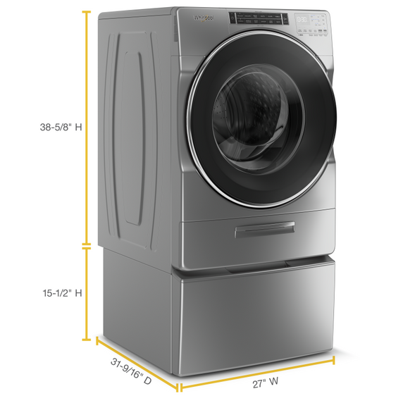 Whirlpool® 15.5 Pedestal for Front Load Washer and Dryer with Storage WFP2715HC