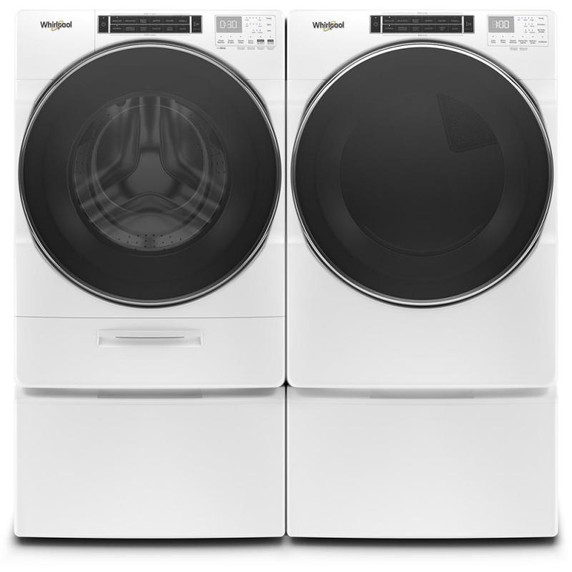Whirlpool® 15.5" (39.4 cm) Pedestal for Front Load Washer and Dryer with Storage WFP2715HW