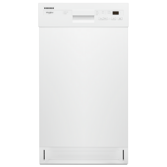 Whirlpool® Small-Space Compact Dishwasher with Stainless Steel Tub WDPS5118PW