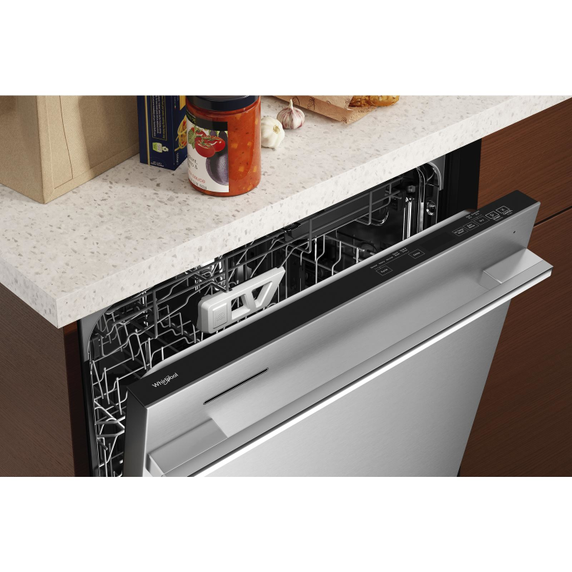 Whirlpool® Fingerprint Resistant Quiet Dishwasher with 3rd Rack & Large Capacity WDTA80SAKZ