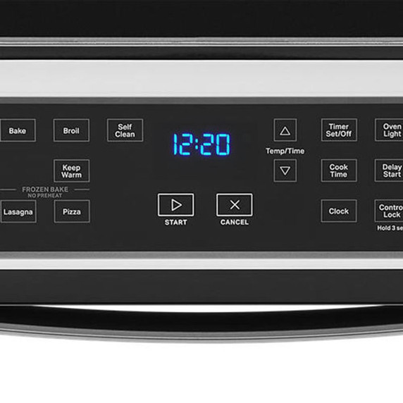 4.8 Cu. Ft. Whirlpool® Electric Range with Frozen Bake™ Technology YWEE515S0LS