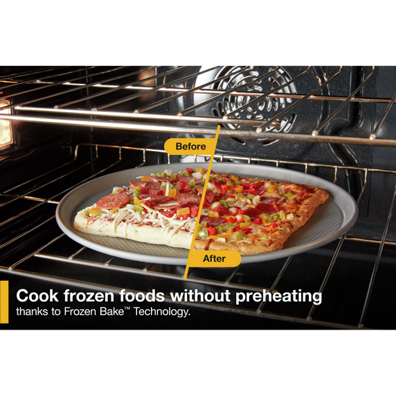 Whirlpool® 5.0 Cu. Ft. Single Wall Oven with Air Fry When Connected WOES5030LB