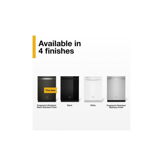Whirlpool® Large Capacity Dishwasher with 3rd Rack WDT750SAKV