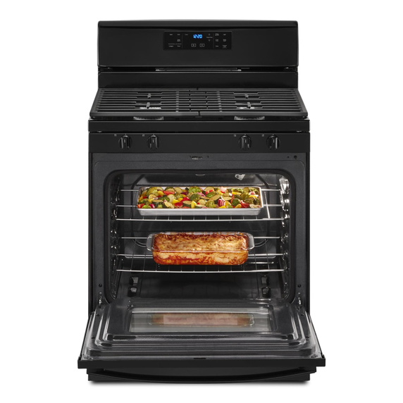 Whirlpool® 5.0 Cu. Ft. Freestanding Gas Range with Storage Drawer WFG515S0MB