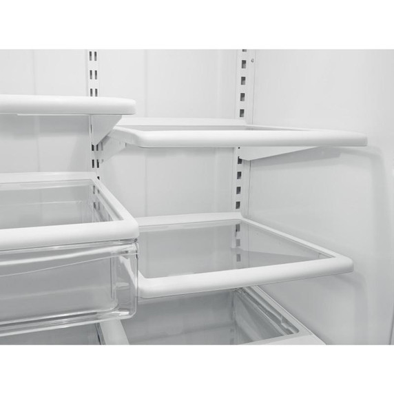 Whirlpool® 22 cu. ft. Bottom-Freezer Refrigerator with Freezer Drawer WRB322DMBW
