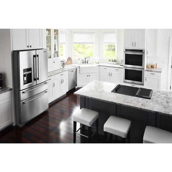 Maytag® 30-Inch Electric Cooktop with Reversible Grill and Griddle MEC8830HB Maytag® 30-Inch Electric Cooktop with Reversible Grill and Griddle MEC8830HB