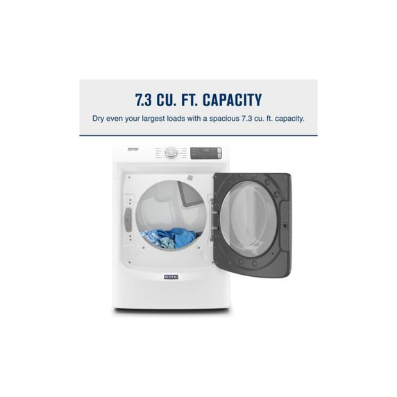 Maytag® Front Load Gas Dryer with Extra Power and Quick Dry cycle - 7.3 cu. ft. MGD5630HW