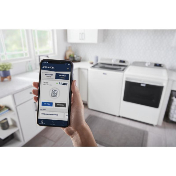 Maytag® Smart Top Load Gas Dryer with Extra Power Button - 7.4 cu. ft. MGD6230HW