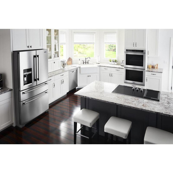 Maytag® 36-Inch Electric Cooktop with Reversible Grill and Griddle MEC8836HS