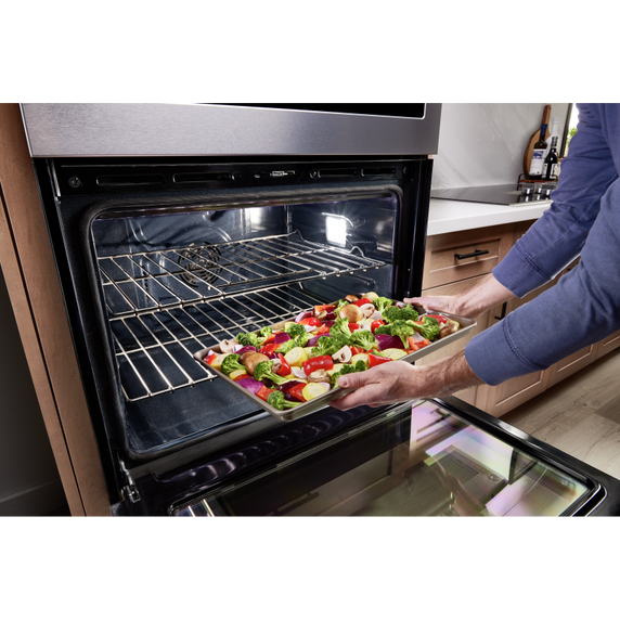 Maytag® 30-inch Double Wall Oven with Air Fry and Basket - 10 cu. ft. MOED6030LZ