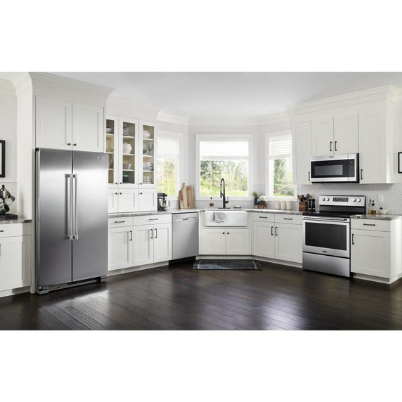 Maytag® 36-Inch Wide Side-by-Side Refrigerator - 25 cu. ft. MSS25N4MKZ
